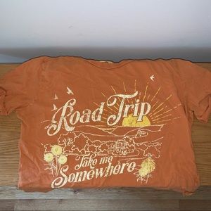 Road Trip Orange tshirt